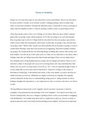 essays on empathy review