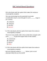 DXC Verbal Based Questions&Answers.docx