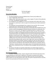 Реферат: Glass Menagerie Essay Research Paper Tennessee WilliamsThe Реферат: Glass Menagerie Essay Research Paper Tennessee WilliamsThe
