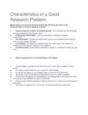 Characteristics of a Good Research Problem.docx