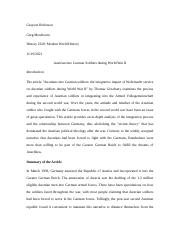 Austrians to German soildiers Article Summary.docx