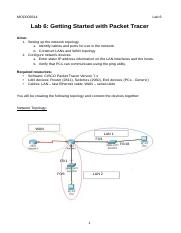 Lab Activity - 6 - Getting Started with Packet Tracer.docx