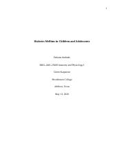 Diabetes Mellitus in Children and Adolescents.docx
