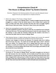 _The House on Mango Street_ by Sandra Cisneros Comprehension Check.pdf