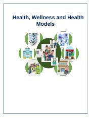 HEALTH, WELLNESS AND HEALTH MODELS (1).docx