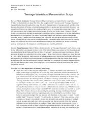Реферат: Teenage Wasteland Essay Research Paper Rebellious TeenDonny