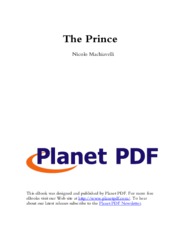 Book - Machiavelli - The Prince