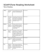 _SOAPSTone Reading Strategy Worksheet.docx - SOAPSTone Reading