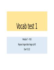 1c- Yr10 student Vocab test q1 hogar dulce hogar.pptx