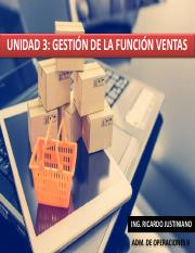 UNIDAD 3 Gestión de la función ventas - Ing Ricardo.pdf