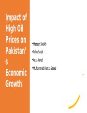 Impact of High Oil Prices on Pakistan’s Economic Growth.pptx