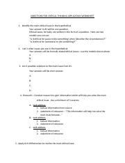 DIRECTIONS FOR CRITICAL THINKING APPLICATION WORKSHEET.docx
