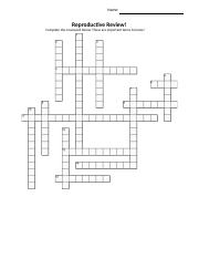 U3A2 Reproduction Crossword.4