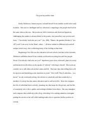 Реферат: Emily Dickinson Life And Her Works Essay