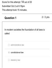 Quiz 1- Law and Ethics .pdf