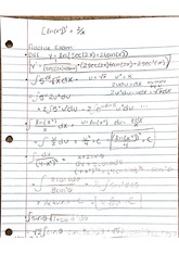 Integral Forms, Taylor Series, Arc Length, Exam 1 Review Calculus 2