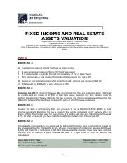 CASES of FIXED INCOME and REAL ESTATE VALUATION_2016.docx