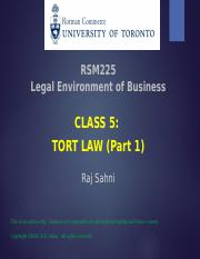 RSM225 Sahni Class 5 Lecture Outline.pptx