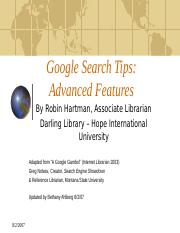 Google_Advanced_Features1.ppt