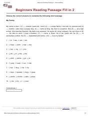 Beginners Reading Passage 2 - GrammarBank.pdf