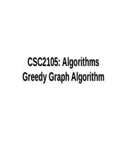 CSC2105-Graph Algorithm.ppt