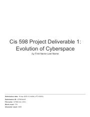 Cis 598 Project Deliverable 1_ Evolution of Cyberspace.pdf