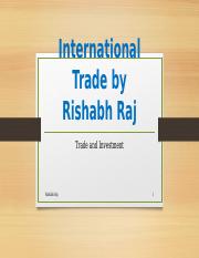 International Trade by Rishabh Raj.pptx
