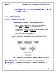 BIOINFORMATICS AND BIOMOLECULAR COMPUTING.doc