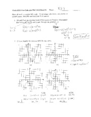Math 1030 Practice Test 2 Key