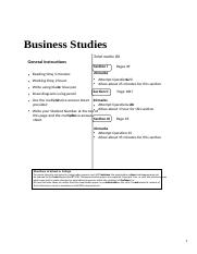 PEM 2019 Business Studies Preliminary Exam & Solutions .docx