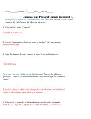 Chemical-and-Physical-Change-Webquest