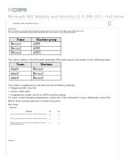 MS-101 by Microsoft Actual Free Exam Q&As - ITExams(1).PDF