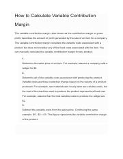 How to Calculate Variable Contribution Margin.pdf