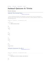 Animal Quizzes & Trivia page 28.doc