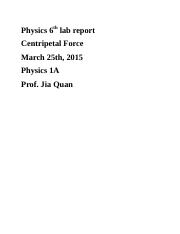 Physics 5th lab report