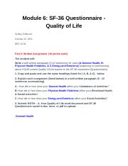 Module 6_ SF-36 Questionnaire - Quality of Life- GYM.docx