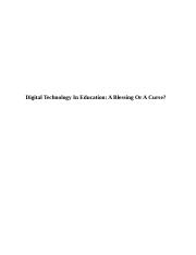 Digital Technology In Education.docx
