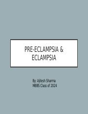 18. Pre-Eclampsia & Eclampsia.ppt