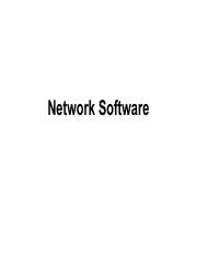 2.Network Software