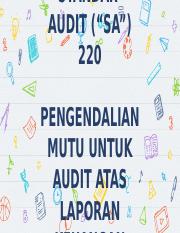 SA 220 & 230 Audit dan Asurans (1).pptx