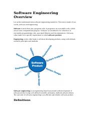 Software Engineering Overview.doc