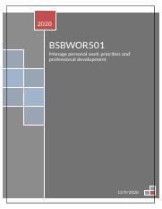 FV-76-SAI UIT-BSBWOR501 - MANAGE PERSONAL WORK PRIORITIES AND PROFESSIONAL DEVELOPMENT - LNFEYEE5P2.