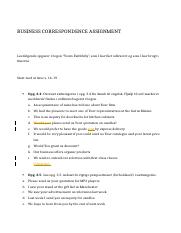 Business correspondence assignment (1) (2).docx