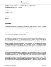 fake cheque=CASEMINE - SRI MANDIKAL NAGARAJ v. THE STATE OF KARNATAKA.pdf