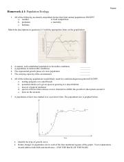 APES 4.1 Homework