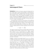 10. Intertemporal Choice