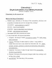 Chemistry Unit 1 Notes - Experimentaion and Measurement.pdf