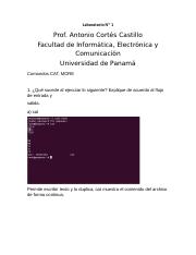 Ficha Complementaria Nº 1_Linux_Solaris.docx - Universidad de 