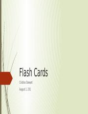 Stewart Project 2 Flash Cards.pptx