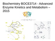 Networks in Biochemistry - part 1(1)